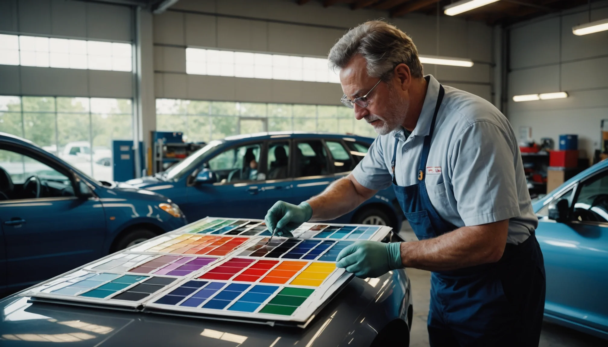 Comment un artisan choisit la couleur parfaite pour votre voiture