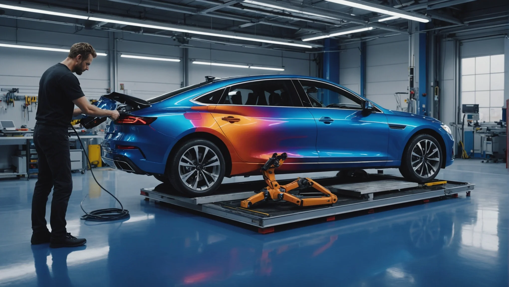 Quand la haute technologie rencontre la peinture automobile : une révolution colorée