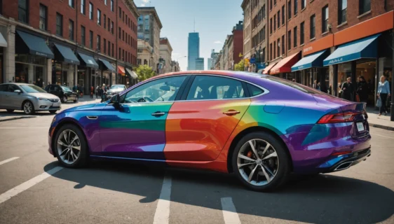 Couleurs voiture tendances artisan