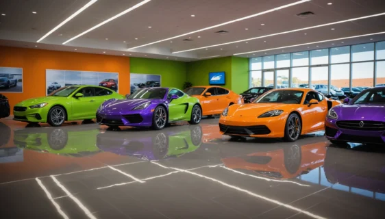 Couleurs de voiture qui se revendent