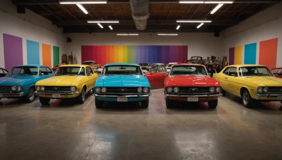 Couleurs de voiture artisanales